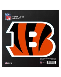 Cincinnati Bengals Large Team Logo Magnet 10 in  8.7329 in x8.3078 in  Orange by   