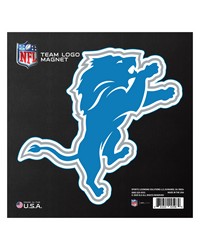 Detroit Lions Large Team Logo Magnet 10 in  8.7329 in x8.3078 in  Blue by   