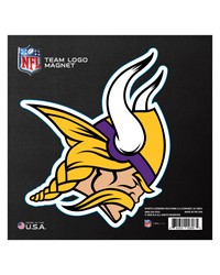 Minnesota Vikings Large Team Logo Magnet 10 in  8.7329 in x8.3078 in  Purple by   