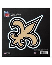 New Orleans Saints Large Team Logo Magnet 10 in  8.7329 in x8.3078 in  Black by   