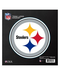 Pittsburgh Steelers Large Team Logo Magnet 10 in  8.7329 in x8.3078 in  Black by   