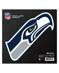 Seattle Seahawks Large Team Logo Magnet 10 in  8.7329 in x8.3078 in  Navy by   