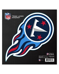 Tennessee Titans Large Team Logo Magnet 10 in  8.7329 in x8.3078 in  Navy by   
