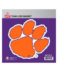 Clemson Tigers Large Team Logo Magnet 10 in  8.7329 in x8.3078 in  Orange by   