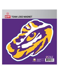 LSU Tigers Large Team Logo Magnet 10 in  8.7329 in x8.3078 in  Purple by   