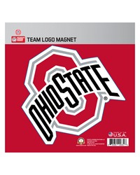 Ohio State Buckeyes Large Team Logo Magnet 10 in  8.7329 in x8.3078 in  Red by   
