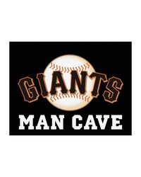 San Francisco Giants Man Cave AllStar Rug  34 in. x 42.5 in. Black by   