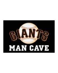 San Francisco Giants Man Cave UltiMat Rug  5ft. x 8ft. Black by   