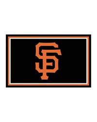 San Francisco Giants 4ft. x 6ft. Plush Area Rug Black by   