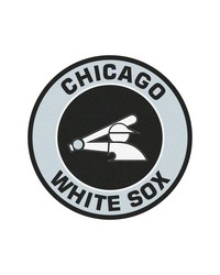 Chicago White Sox Roundel Rug  27in. Diameter Black by   