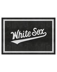 Chicago White Sox 5ft. x 8 ft. Plush Area Rug Black by   