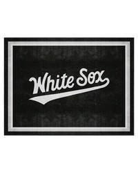 Chicago White Sox 8ft. x 10 ft. Plush Area Rug Black by   