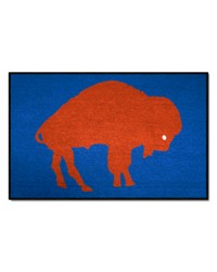 Buffalo Bills Starter Mat Accent Rug  19in. x 30in. NFL Vintage Blue by   