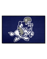 Dallas Cowboys Starter Mat Accent Rug  19in. x 30in. NFL Vintage Navy by   