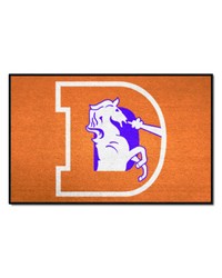 Denver Broncos Starter Mat Accent Rug  19in. x 30in. NFL Vintage Orange by   