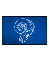 Los Angeles Rams Starter Mat Accent Rug  19in. x 30in. NFL Vintage Blue by   