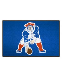 New England Patriots Starter Mat Accent Rug  19in. x 30in. NFL Vintage Blue by   