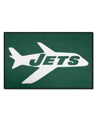 New York Jets Starter Mat Accent Rug  19in. x 30in. NFL Vintage Green by   