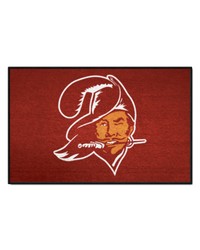 Tampa Bay Buccaneers Starter Mat Accent Rug  19in. x 30in.NFL Retro Logo Bucco Bruce Logo Red by   