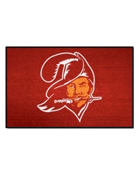 Tampa Bay Buccaneers Starter Mat Accent Rug  19in. x 30in.NFL Retro Logo Bucco Bruce Logo Red by   