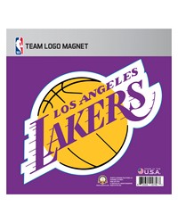 Los Angeles Lakers Large Team Logo Magnet 10 in  8.7329 in x8.3078 in  Purple by   