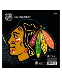 Chicago Blackhawks Large Team Logo Magnet 10 in  8.7329 in x8.3078 in  Black by   