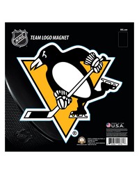 Pittsburgh Penguins Large Team Logo Magnet 10 in  8.7329 in x8.3078 in  Black by   