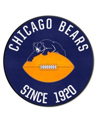 Chicago Bears Roundel Rug  27in. Diameter NFL Vintage Nave by   