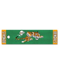 Cincinnati Bengals Putting Green Mat  1.5ft. x 6ft. NFL Vintage Green by   