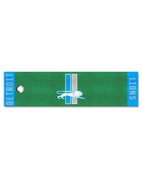 Detroit Lions Putting Green Mat  1.5ft. x 6ft. NFL Vintage Green by   