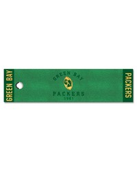 Green Bay Packers Putting Green Mat  1.5ft. x 6ft. NFL Vintage Green by   
