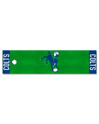 Indianapolis Colts Putting Green Mat  1.5ft. x 6ft. NFL Vintage Green by   