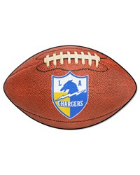 Los Angeles Chargers  Football Rug  20.5in. x 32.5in. NFL Vintage Brown by   