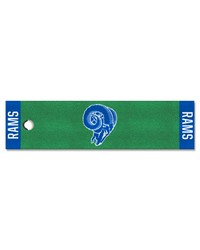Los Angeles Rams Putting Green Mat  1.5ft. x 6ft. NFL Vintage Green by   