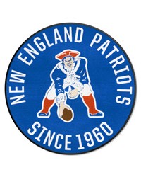 New England Patriots Roundel Rug  27in. Diameter NFL Vintage Blue by   