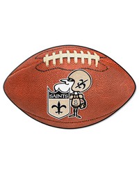 New Orleans Saints  Football Rug  20.5in. x 32.5in. NFL Vintage Brown by   