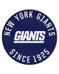 New York Giants Roundel Rug  27in. Diameter NFL Vintage Navy by   
