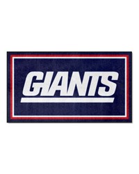 New York Giants 3ft. x 5ft. Plush Area Rug NFL Vintage Navy by   