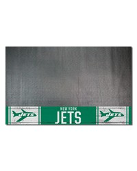 New York Jets Vinyl Grill Mat  26in. x 42in. NFL Vintage Black by   