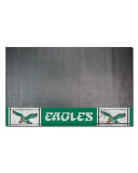 Philadelphia Eagles Vinyl Grill Mat  26in. x 42in. NFL Vintage Black by   