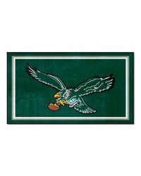 Philadelphia Eagles 3ft. x 5ft. Plush Area Rug NFL Vintage Green by   