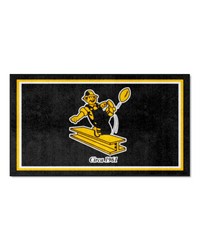 Pittsburgh Steelers 3ft. x 5ft. Plush Area Rug NFL Vintage Black by   
