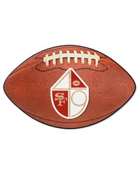 San Francisco 49ers  Football Rug  20.5in. x 32.5in. NFL Vintage Brown by   