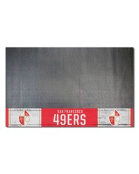 San Francisco 49ers Grill Mat Retro by   