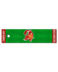 Tampa Bay Buccaneers Putting Green Mat  1.5ft. x 6ft.NFL Retro Logo Bucco Bruce Logo Green by   