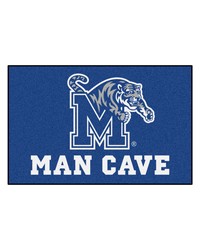 Memphis Tigers Man Cave Starter Mat Accent Rug  19in. x 30in. Blue by   