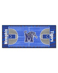 Memphis Tigers Court Runner Rug  30in. x 72in. Blue by   