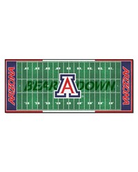 Arizona Wildcats Football Field Runner by   