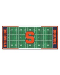 Syracuse Orange Field Runner Mat  30in. x 72in. Green by   