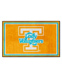 Tennessee Volunteers 4ft. x 6ft. Plush Area Rug Lady Volunteers Orange by   